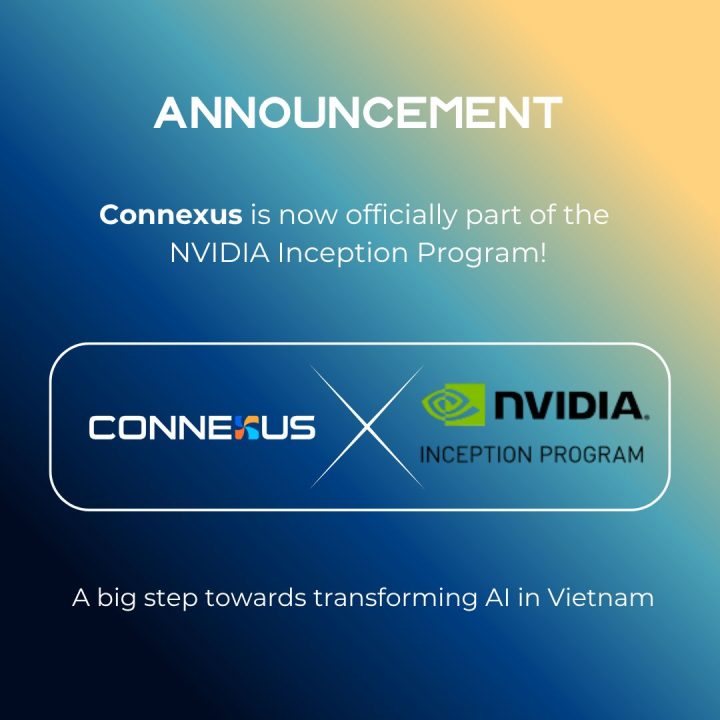 Thrilled to announce Connexus is now part of the NVIDIA Inception Program